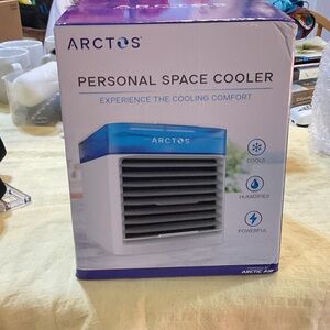 Personal Space Cooler - Blue and White